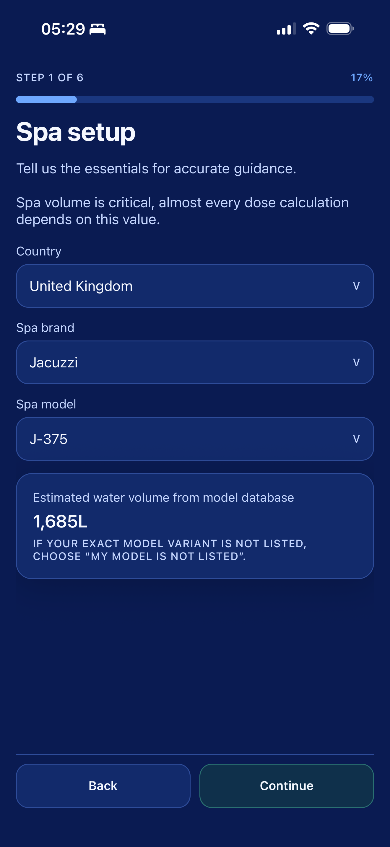 Set up your Spa in the SpaWise app